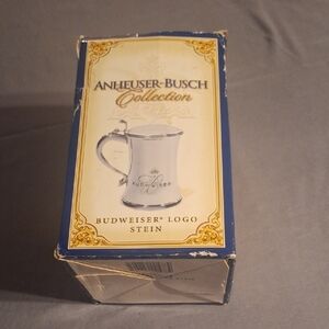 Vintage Anheuser-Busch A&Eagle Logo Lidded Stein - Budweiser Collector NIB